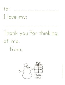 thank you note template thankyounote simple