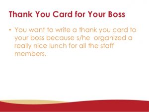 thank you note to boss for gift how to write a formal and informal thank you card