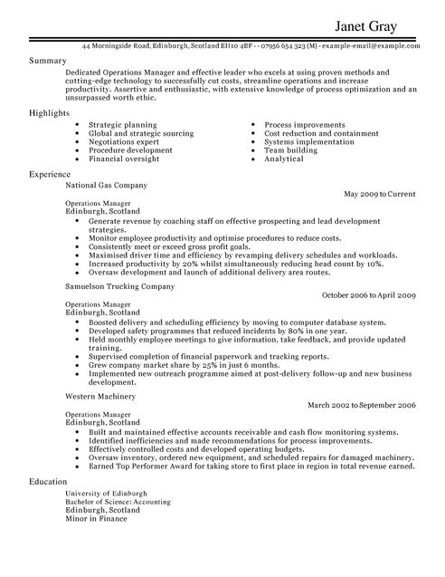 theatre resume example