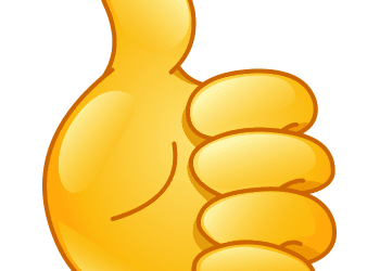 thumbs up emoji text thumb up