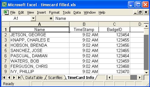timecard template excel
