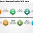 timeline template powerpoint business daigram six staged business timeline with icons presentation templets