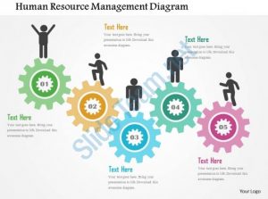 timelines for powerpoint human resource management diagram flat powerpoint design slide