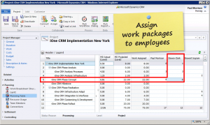 timesheet in excel assign work packages to employees