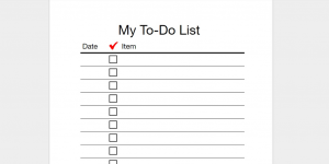 todo list template word my to do list