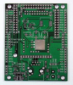 trading card design interface pcb top