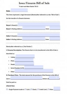 trailer bill of sale pdf iowa firearm bill of sale x