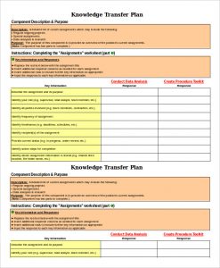 transition plan template role transition plan template