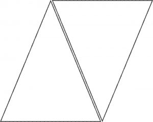 triangle banner template triangle template