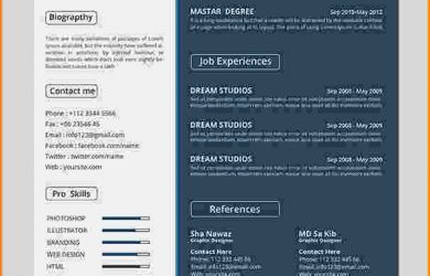 two week notice letters graphic designer resume psd free cv resume psd template