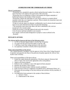 undergraduate research proposal sample guidelines for the undergraduate thesis with remarks