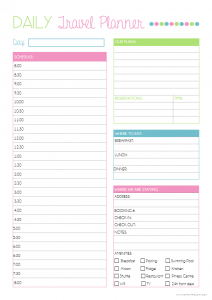 vacation itinerary planner travel planner itinerary