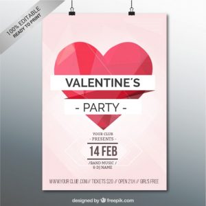 valentine day flyer