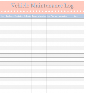 vehicle maintenance log vehiclemaintenance 06.04.14