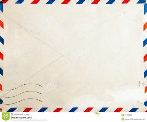 vintage postcard template retro air mail post envelope