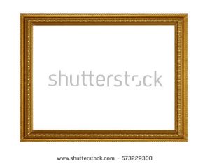 vintage postcard template stock photo gold vintage frame elegant vintage gold gilded picture frame with beading isolated on white