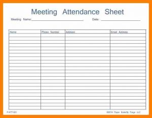 visitor sign in sheet meeting attendance register uncategorized interesting attendance sheet template sample for meeting with name and phone number and address