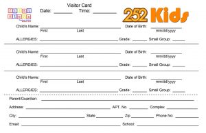 visitor sign in sheet template preschool childrens visitor card