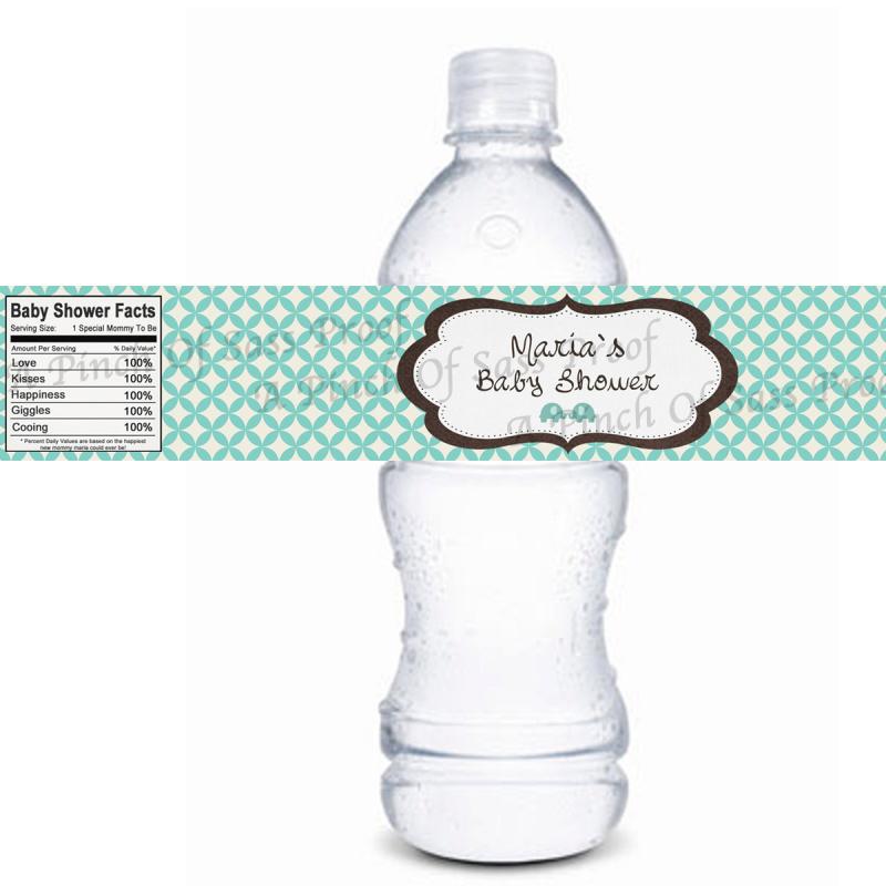 water bottle template