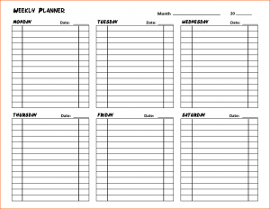 wedding day schedule templates weekly organizer weekly planner template xxzsy