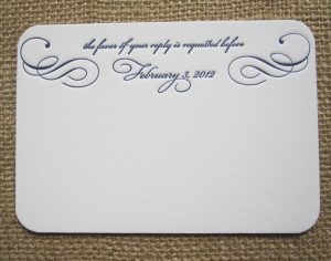 wedding invitation formatting responsecard traditional