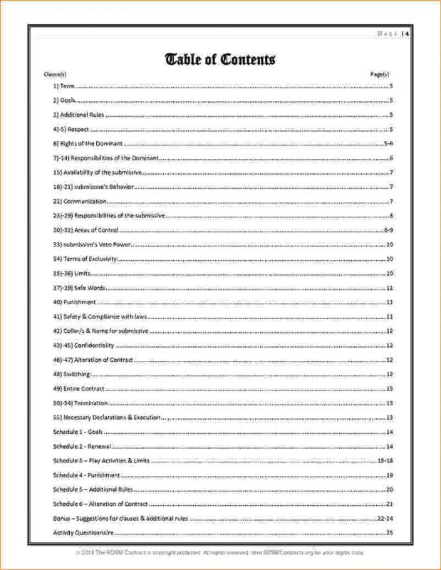 wedding order of service template master slave contract template table of c...