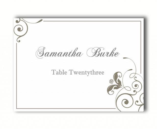 wedding place card template