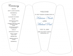 wedding program fans template free printable wedding program fan templates