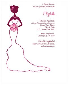 wedding programme design elegant bridal shower invitation template