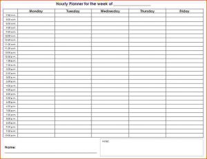 weekly hourly planner weekly hourly planner hourly planner jpg
