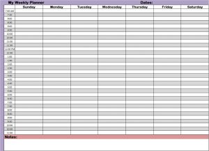 weekly hourly planner weekly planners printable planners
