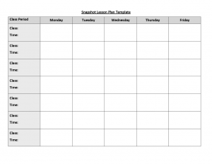 weekly lesson plan template word lesson plan templates six pack