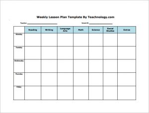 weekly lesson plan template word weekly lesson plan template word weekly lesson plan for students free pdf download cbyuya