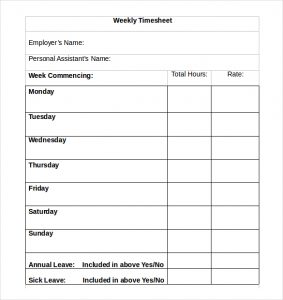 weekly timesheet template weekly time sheet template microsoft word