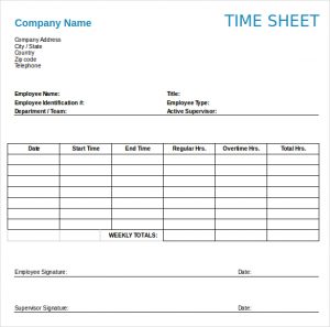 weekly timesheet template weekly timesheet template download in word format