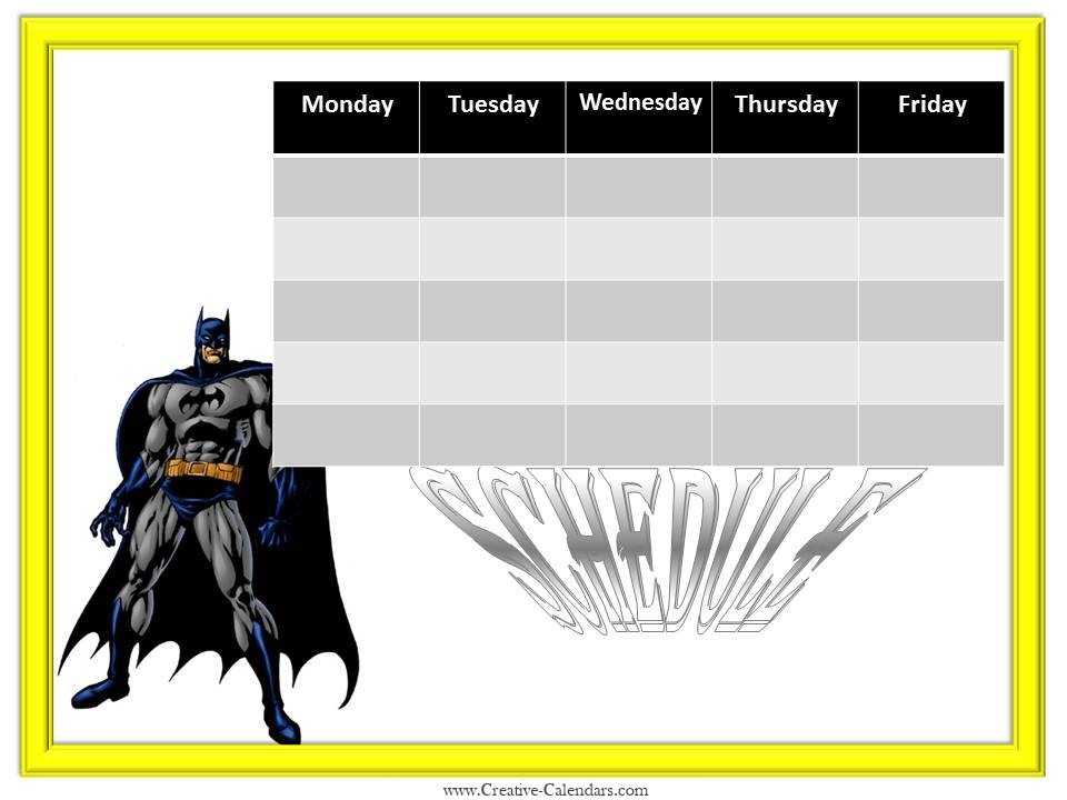 weekly to do list templates