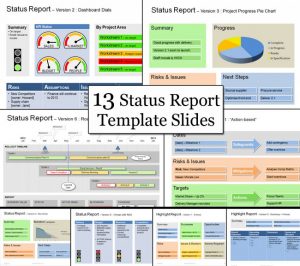 weekly update template status report template svjcooo