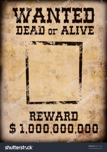western wanted posters stock photo poster wanted dead or alive