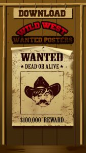 wild west wanted poster screenx