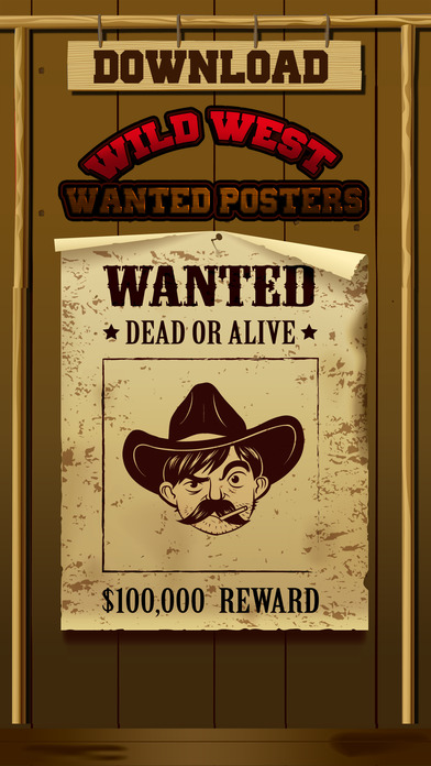 wild west wanted poster