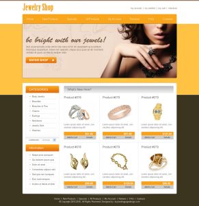 wix web template best jewelry shop online website template design psd