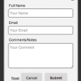 word form template css feedback form