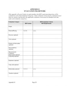 work proposal template general services time and materials rfp template