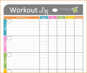 workout journal template printable fitness journal il fullxfull r