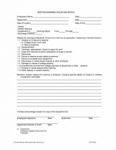 write up employee form