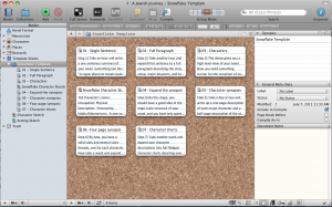 writing a novel outline template screen shot at pm