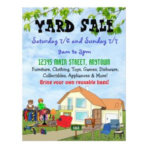 yard sale flyer custom yard or garage sale flyers rceddddcceaeedcc vgvyf byvr