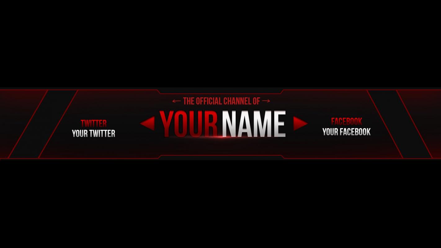 youtube banner template download