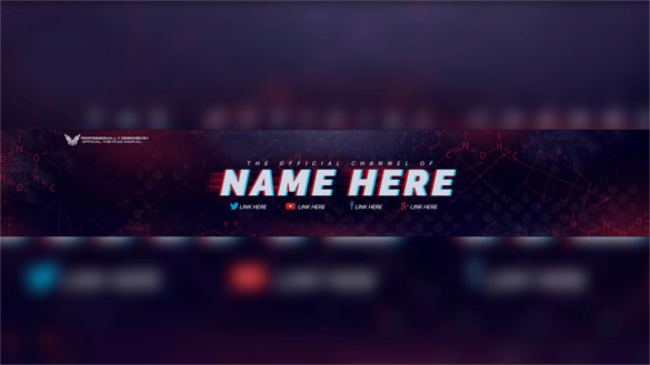 youtube banner template download
